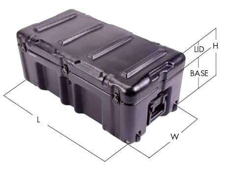 Pelican Hardigg Single Lid Case AL5545-2323AC