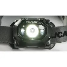 Front detail of the 2760 headlamp when it is powered on