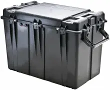 Heavy-duty Pelican 0500 Transport Case custom-made for specific OEM (original equipment manufacturer) needs.