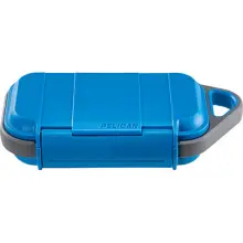 a blue and gray pelican g40 go case for personal utilities from RP Luce, closed