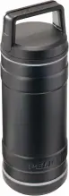 a black TRAVBO18 Pelican Travel Bottle