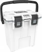 20 quart heavy-duty Pelican ProGear Elite cooler with extreme ice retention.